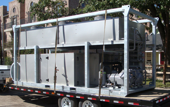 Custom unit for a mud room on a rig.